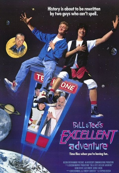 Affiche du film Bill & Ted's Excellent Adventure