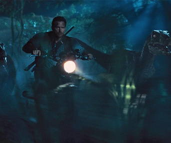 Une scène du film Jurassic World