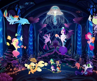 Une scène du film My Little Pony: The Movie