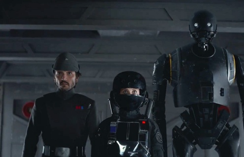 Une scène du film Rogue One: A Star Wars Story