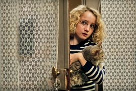 Une scène du film Le hérisson
