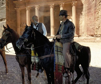 Une scène du film Indiana Jones and the Last Crusade