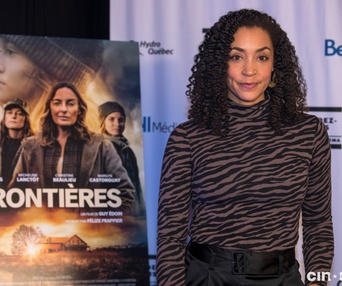 Sur le tapis rouge du film Frontières