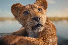 Une scène du film Mufasa: The Lion King