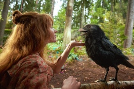Une scène du film La petite sorcière