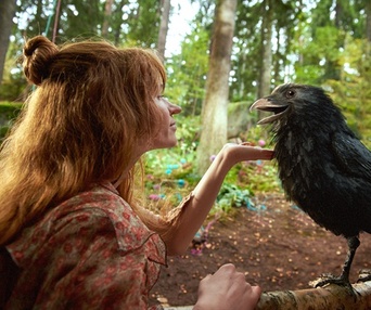 Une scène du film La petite sorcière