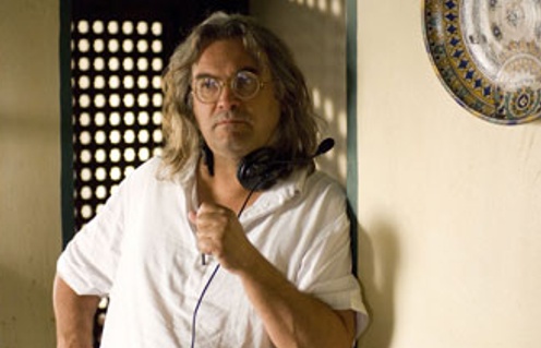 Paul Greengrass sur le plateau du film The Bourne Ultimatum