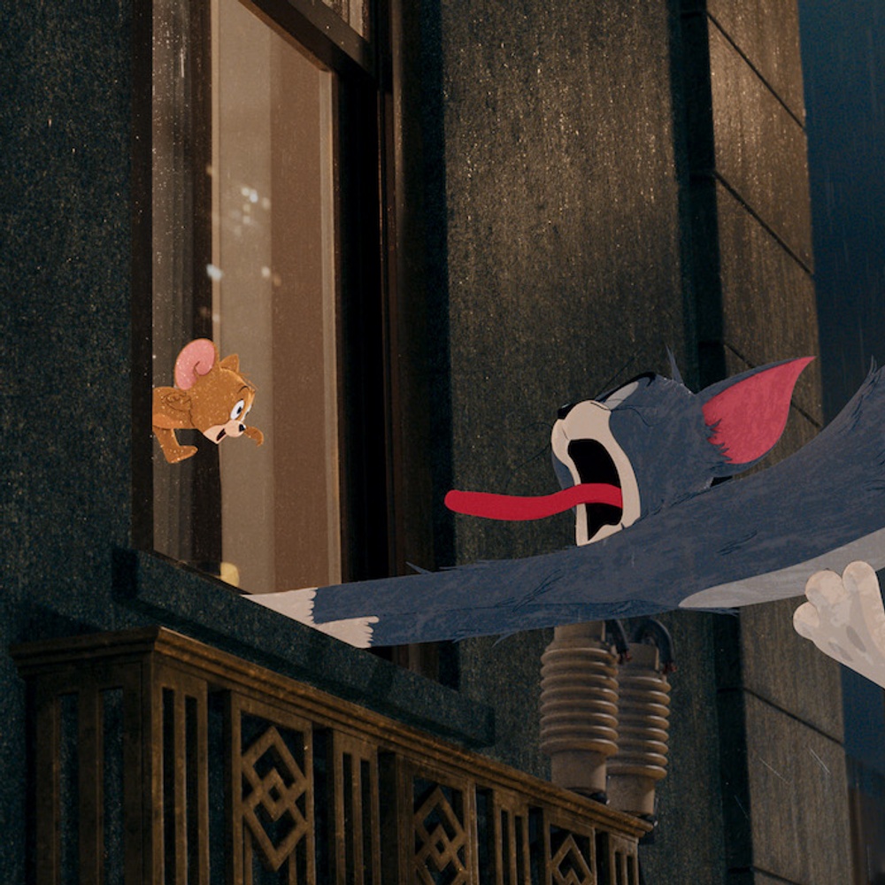 Une scène du film Tom and Jerry