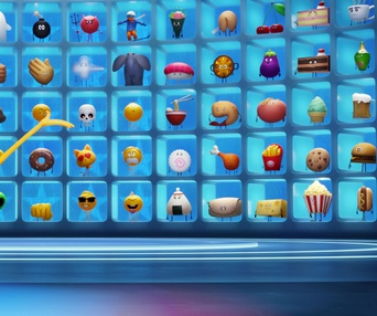 Une scène du film Émoji le film