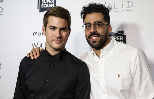 Sur le tapis rouge du film Mon ami Walid