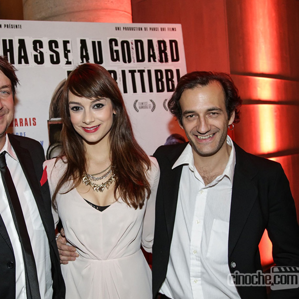 Sur le tapis rouge du film Chasse au Godard d'Abbittibbi