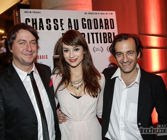 Sur le tapis rouge du film Chasse au Godard d'Abbittibbi