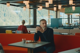 Une scène du film La montagne