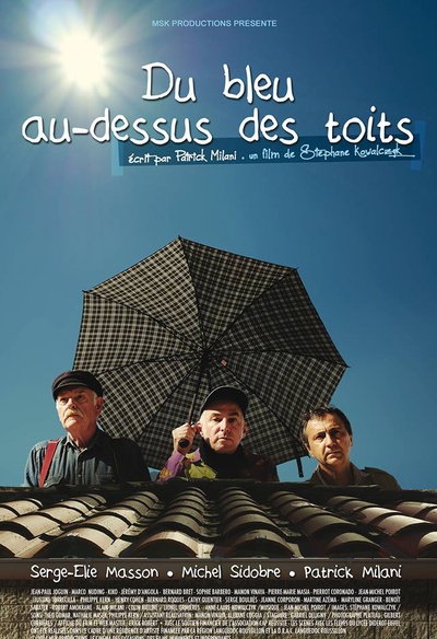 Affiche du film Du bleu au-dessus des toits
