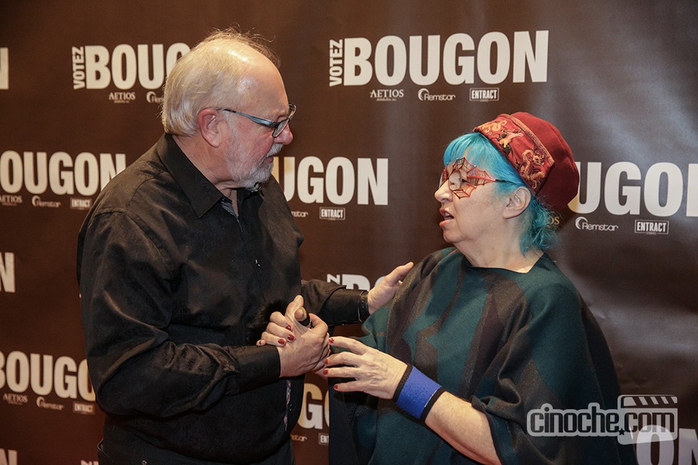 Sur le tapis rouge du film Votez Bougon