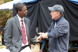 Sur le plateau du film Grown Ups Sur le plateau du film Grown Ups