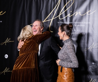Tapis rouge du film Aline