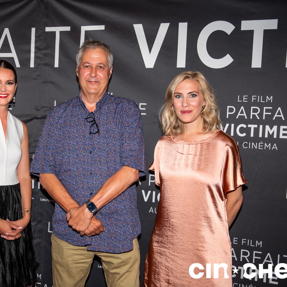 Sur le tapis rouge du film La parfaite victime