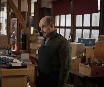 Une scène du film La dégustation