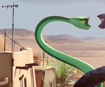 Une scène du film Sahara