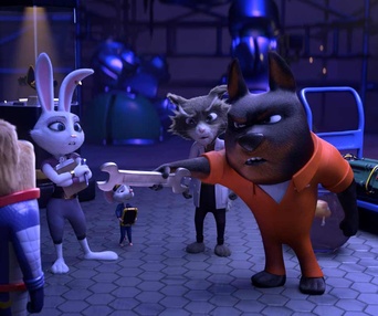 Une scène du film StarDog and TurboCat