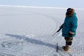 Une scène du film Inuk en colère