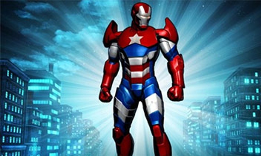 L'armure d'Iron Patriot dans Iron Man 3