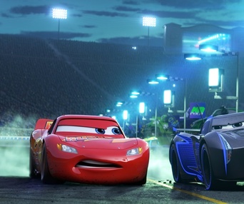 Une scène du film Cars 3