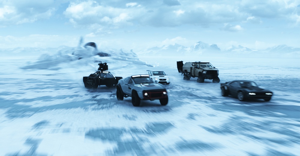 Une scène du film The Fate of the Furious