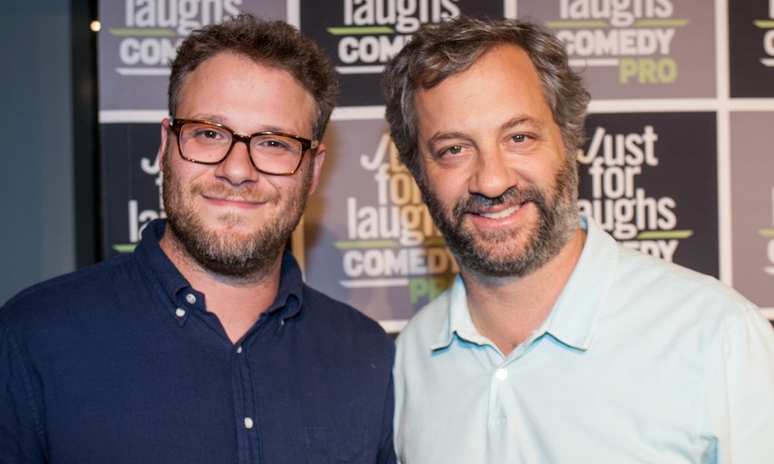 Visionnement de Sausage Party dans le cadre de Juste pour rire avec Seth Rogen et Judd Apatow