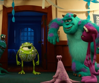 Une scène du film Monsters University