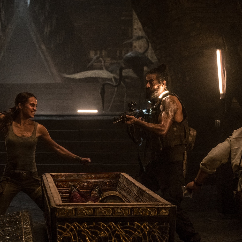 Une scène du film Tomb Raider