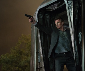 Une scène du film The Commuter