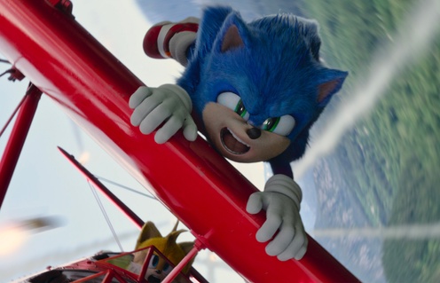 Une scène du film Sonic le hérisson 2