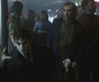 Une scène du film Dark Shadows