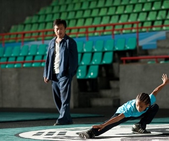 Une scène du film The Karate Kid