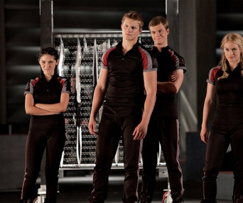 Une scène du film The Hunger Games
