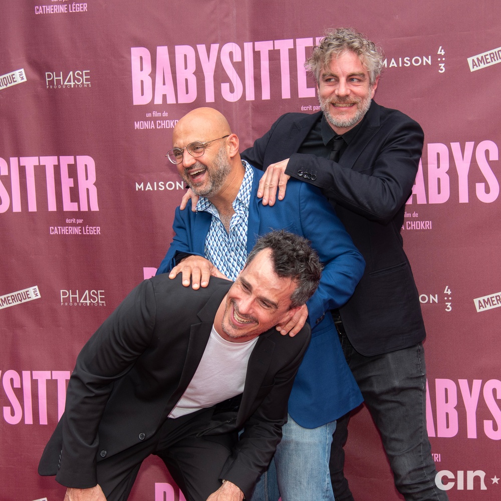 Sur le tapis rouge du film Babysitter
