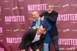 Sur le tapis rouge du film Babysitter