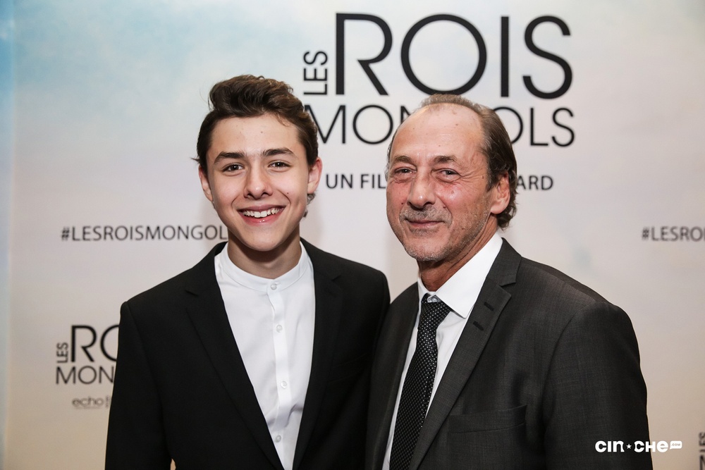 Sur le tapis rouge du film Les rois mongols