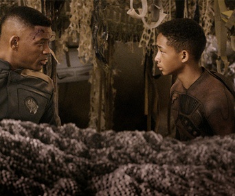 Une scène du film After Earth