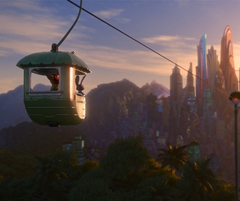 Une scène du film Zootopia