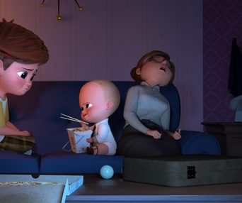 Une scène du film The Boss Baby