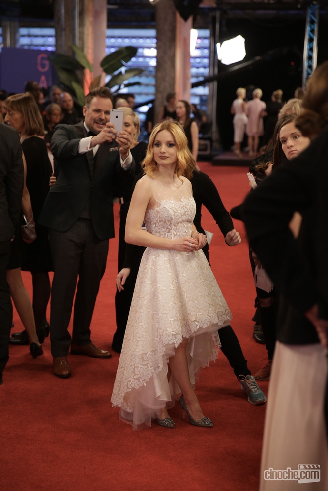 Sur le tapis rouge de Gala du cinéma Québécois