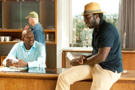 Sur le plateau du film Our Family Wedding