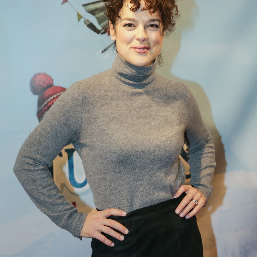 Sur le plateau du film La course des tuques