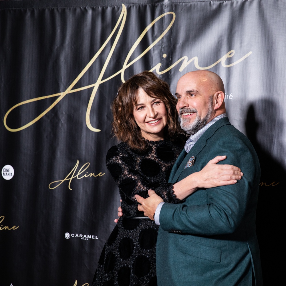Tapis rouge du film Aline