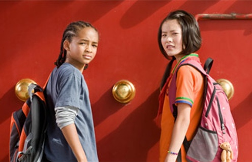 Une scène du film Le Karaté Kid