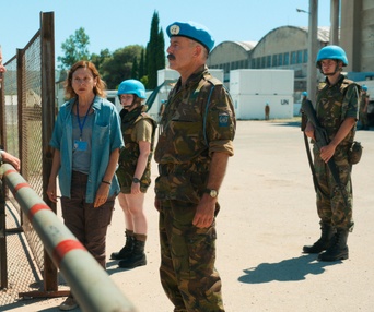 Une scène du film Quo vadis, Aida?