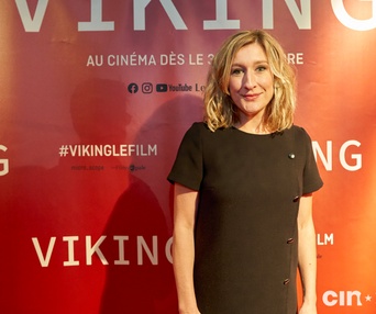 Sur le tapis rouge du film Viking